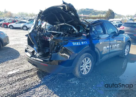 2022 Ford Police Interceptor из США, поврежденный, VIN 1FM5K8AC6NGC52692